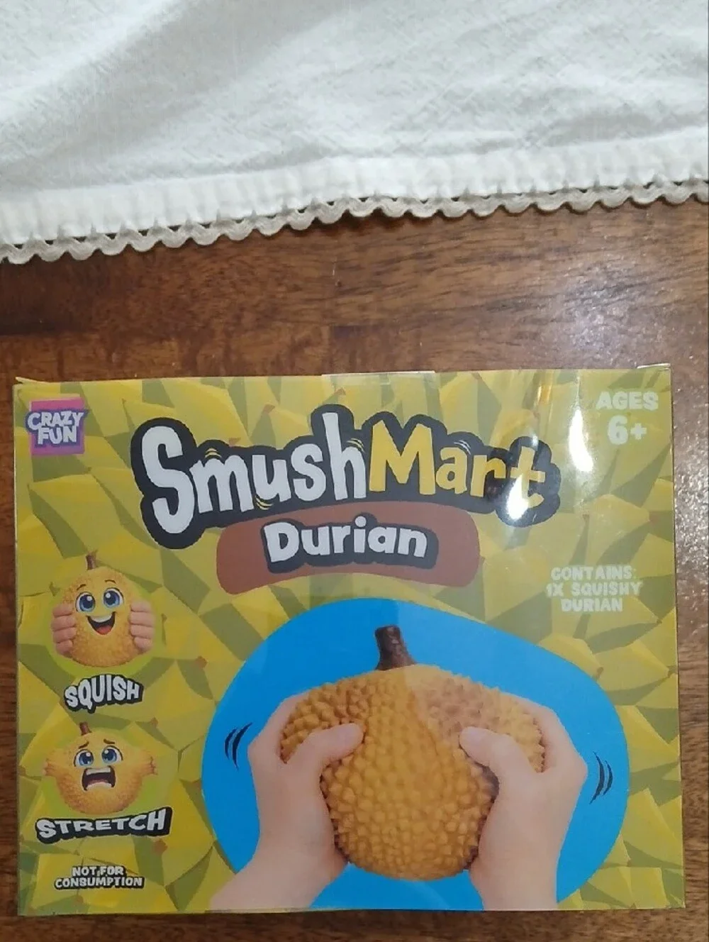 Durian Squishy Toy - Yellow
